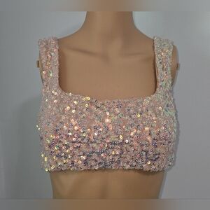 women's cropped camisole top